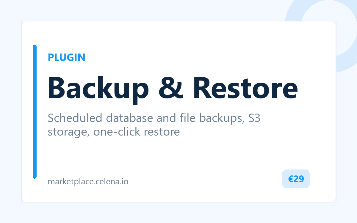Backup & Restore