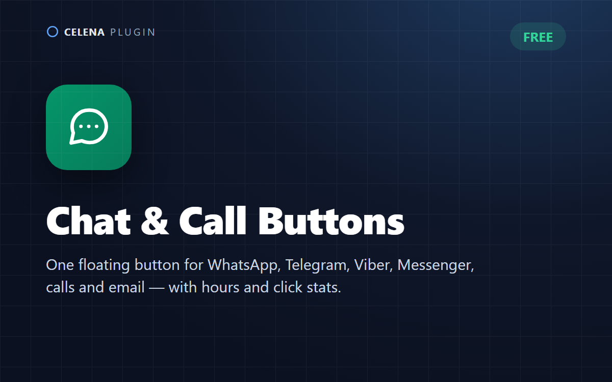 Chat & Call Buttons