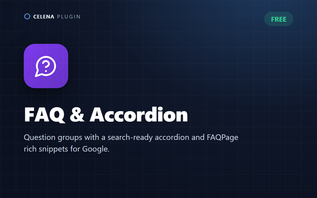 FAQ & Accordion
