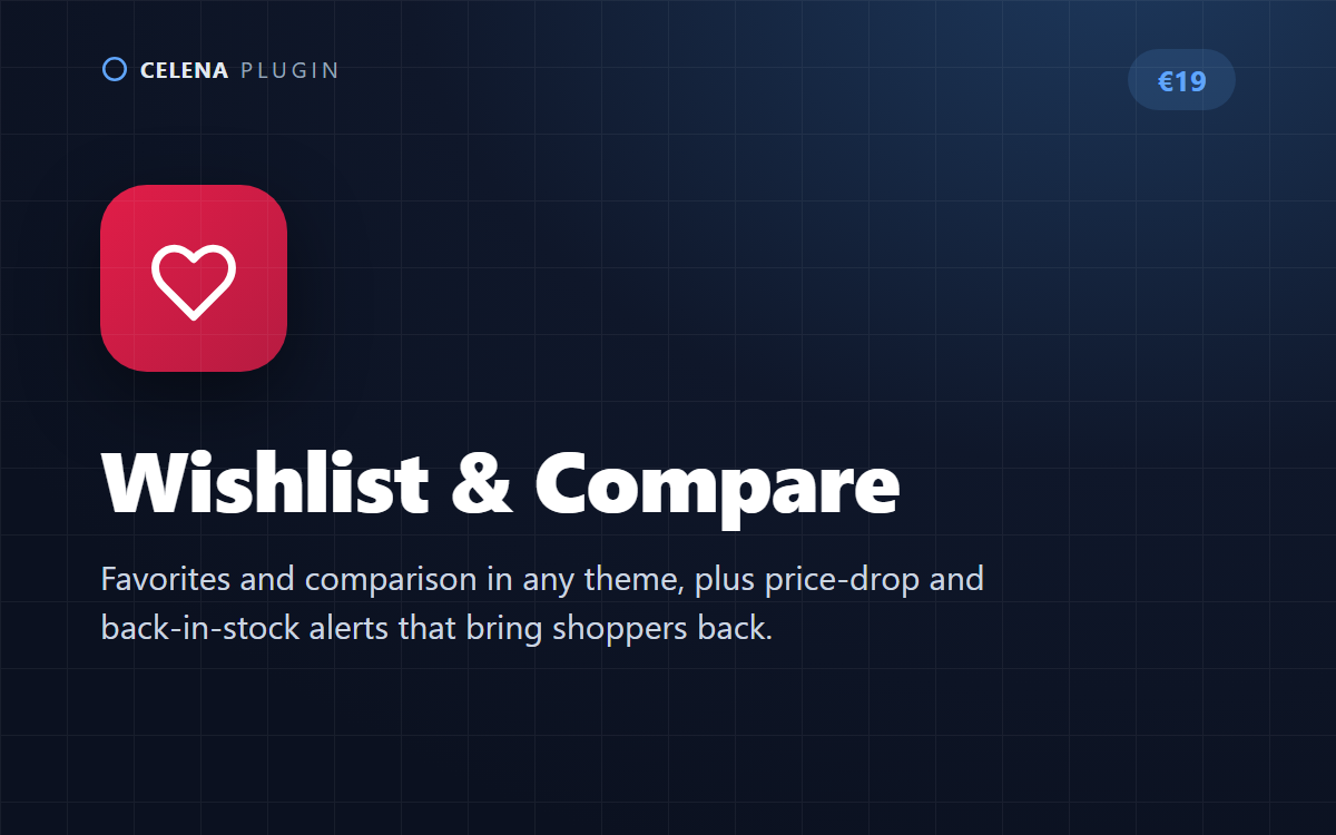Wishlist & Compare